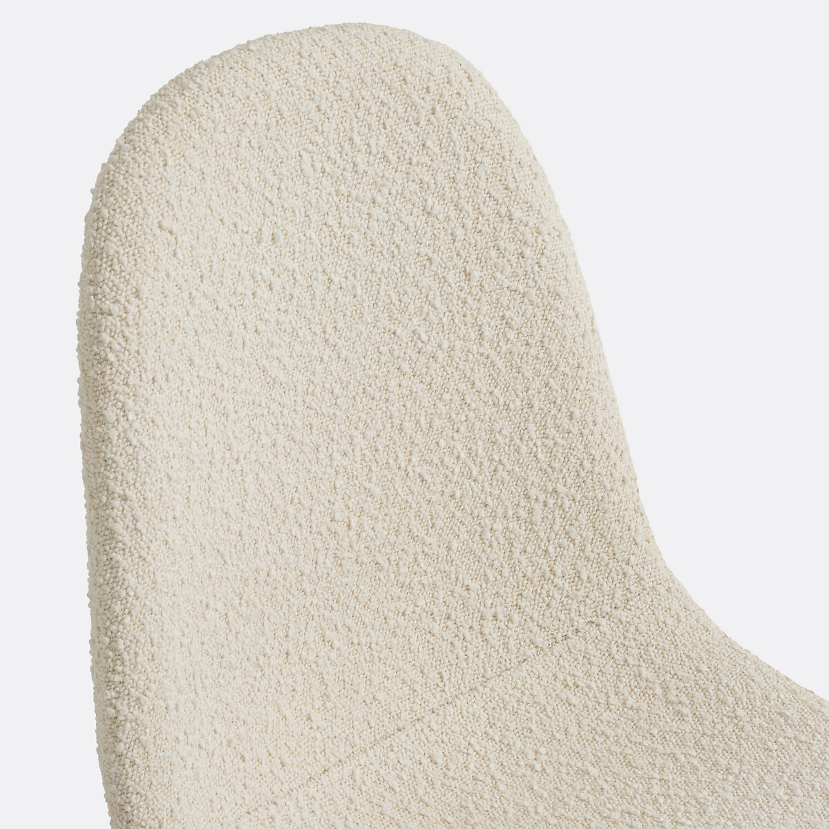Chaise bouclette, Polina ecru/noyer, LA REDOUTE INTERIEURS