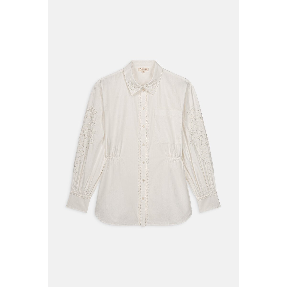 Chemise à manches brodées, ADAZOLA blanc, LOUISE MISHA