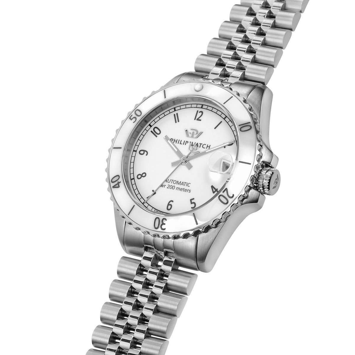 Montre automatique CARIBE DIVING blanc, PHILIP WATCH
