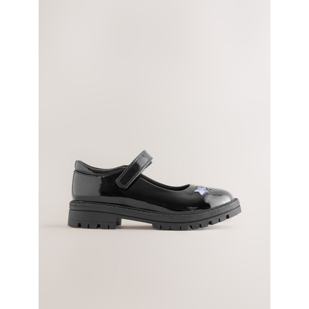 Chaussures d'école lumineuses noir, NEXT