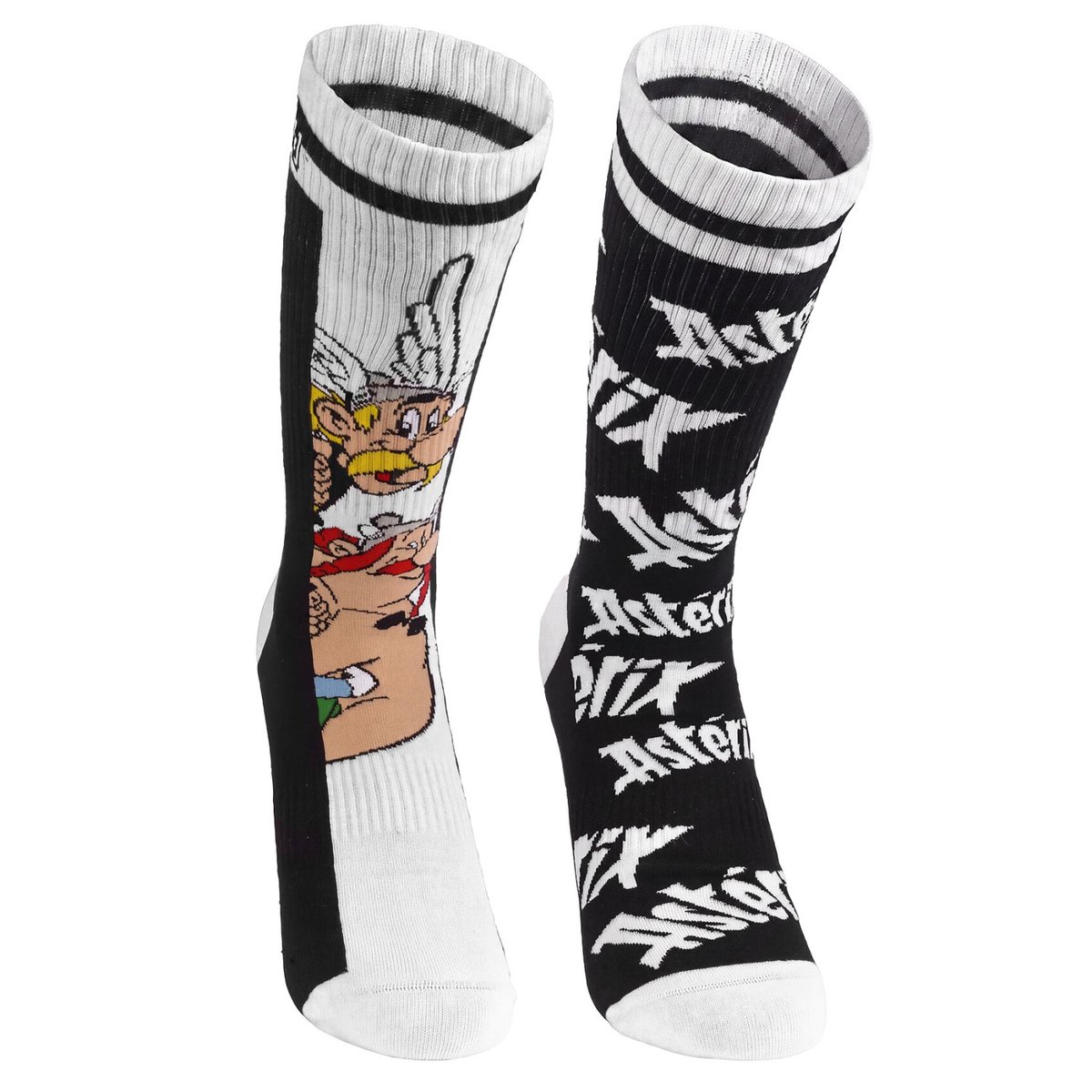 Chaussette Coton Astérix noir/blanc/rouge/jaune/beige/gris/bleu/vert, CAPSLAB