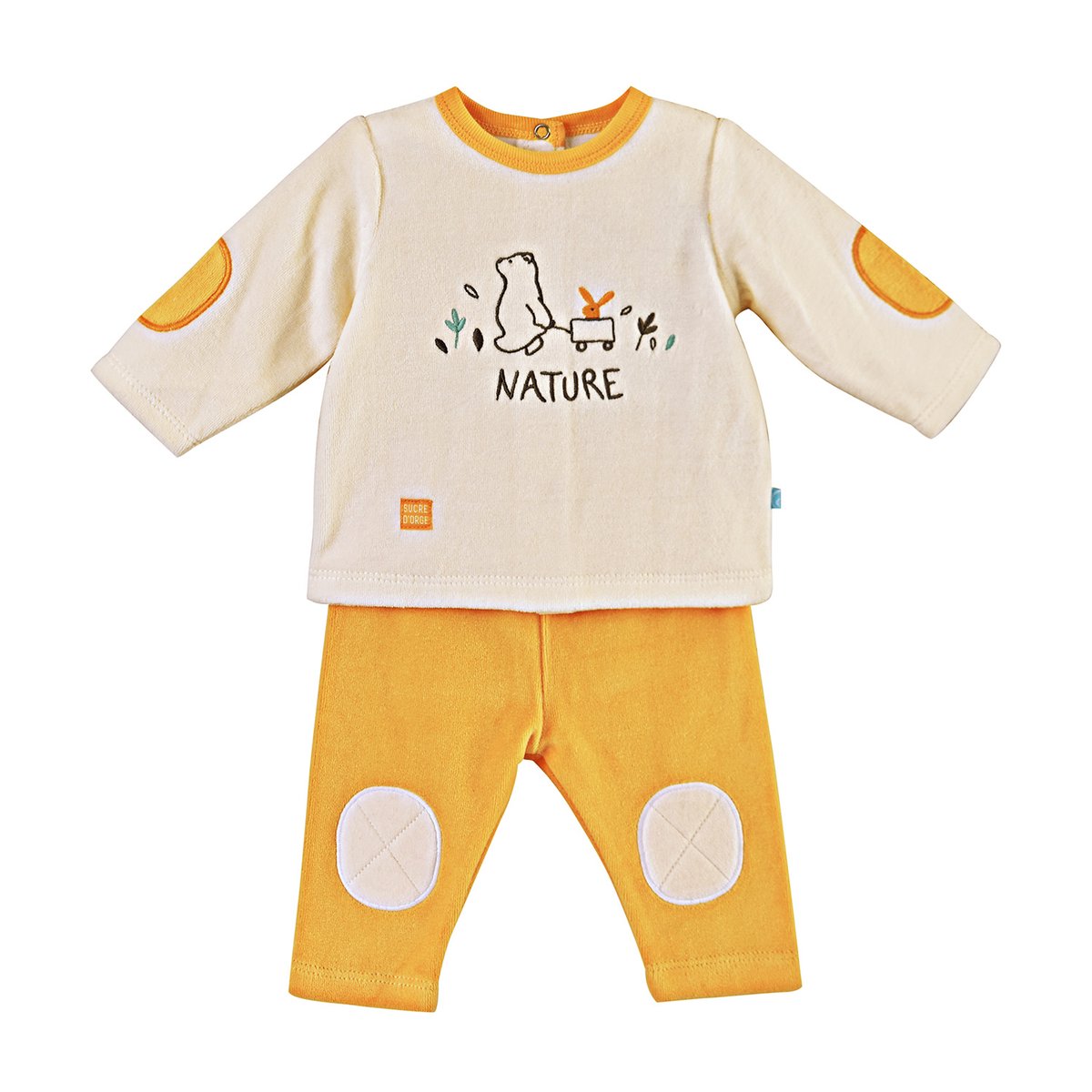 Tee shirt pantalon daho beige, SUCRE D'ORGE