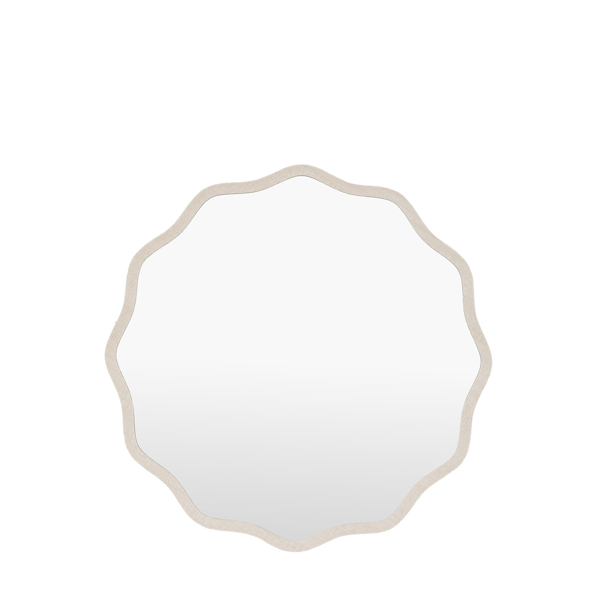 80cm Morley Wave Round Mirror grey, ÉDITÉ