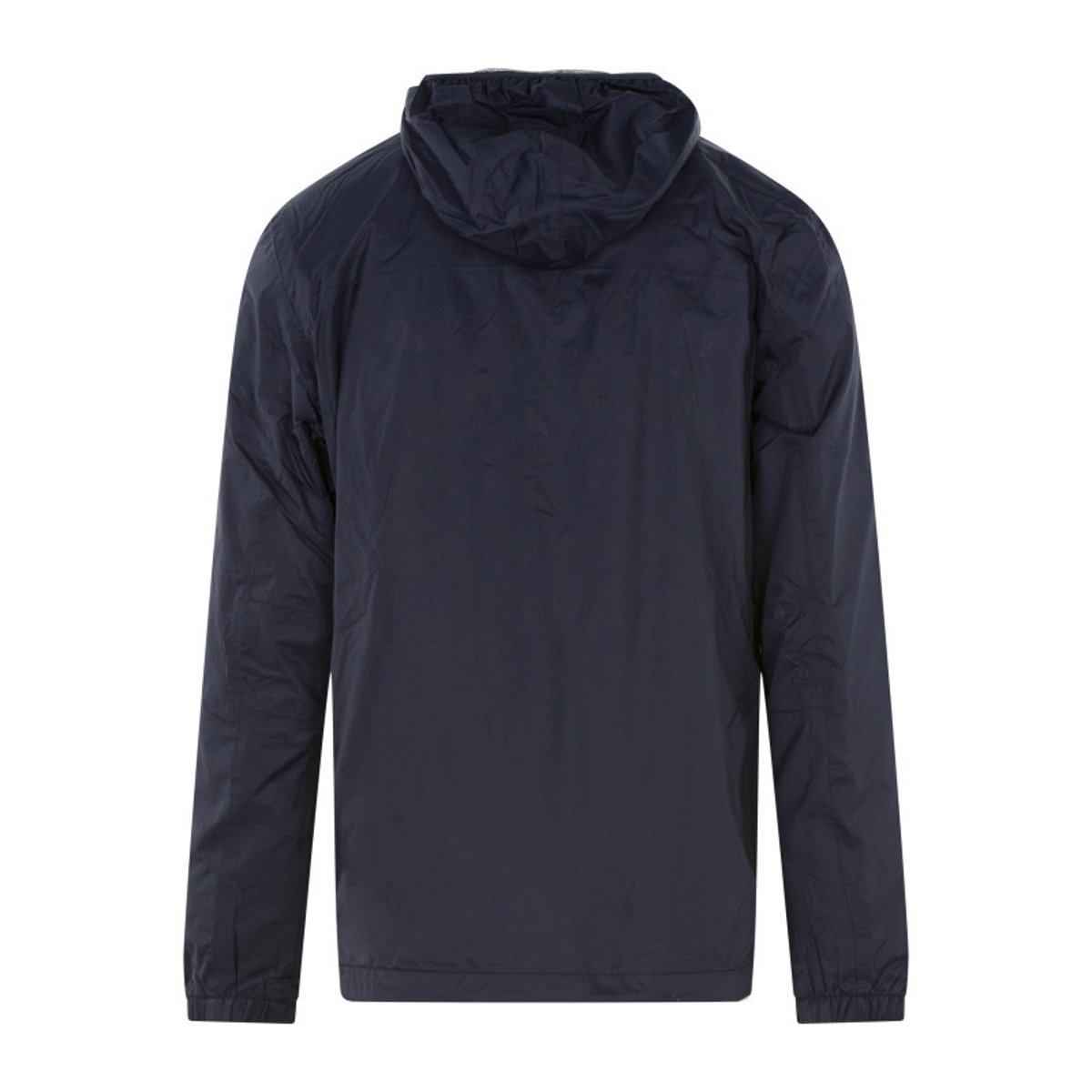Coupe-vent à capuche bleu marine uni avec un col zippé et une coupe regular fit marine, NAPAPIJRI