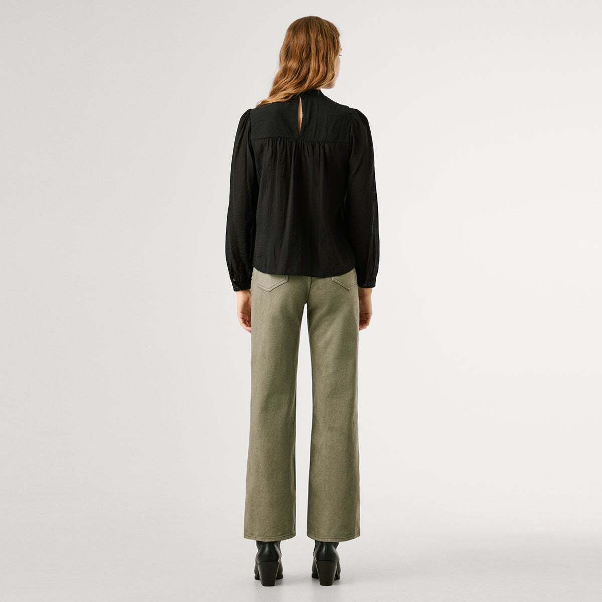 Blouse Fluide À Imprimé À Pois noir, PEPE JEANS