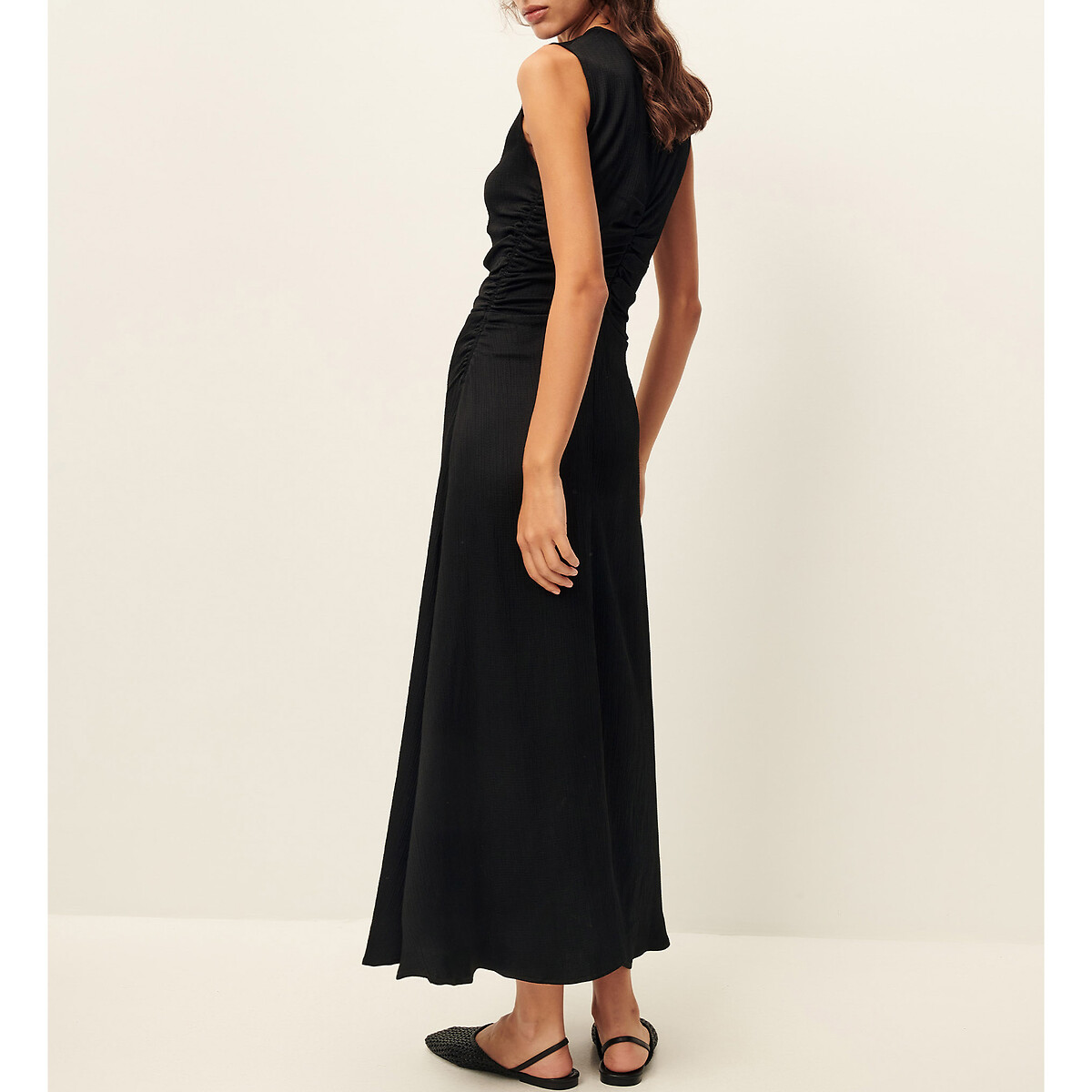 Robe midi sans manches, HAYWORTH gris anthracite, SESSUN