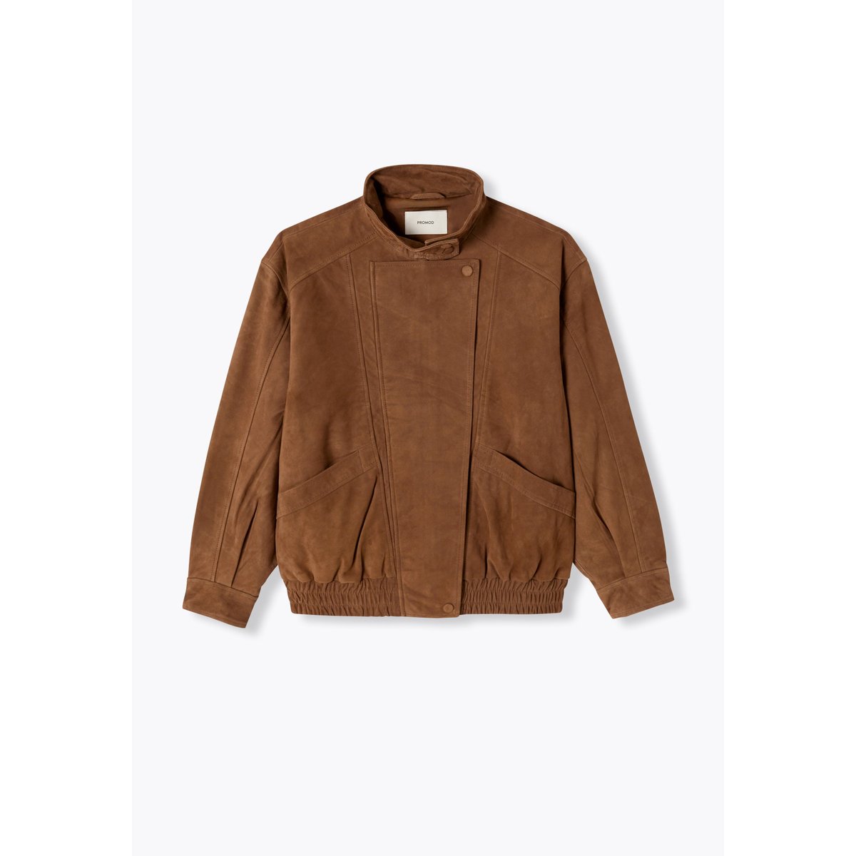 Blouson 100% cuir suédé camel, PROMOD
