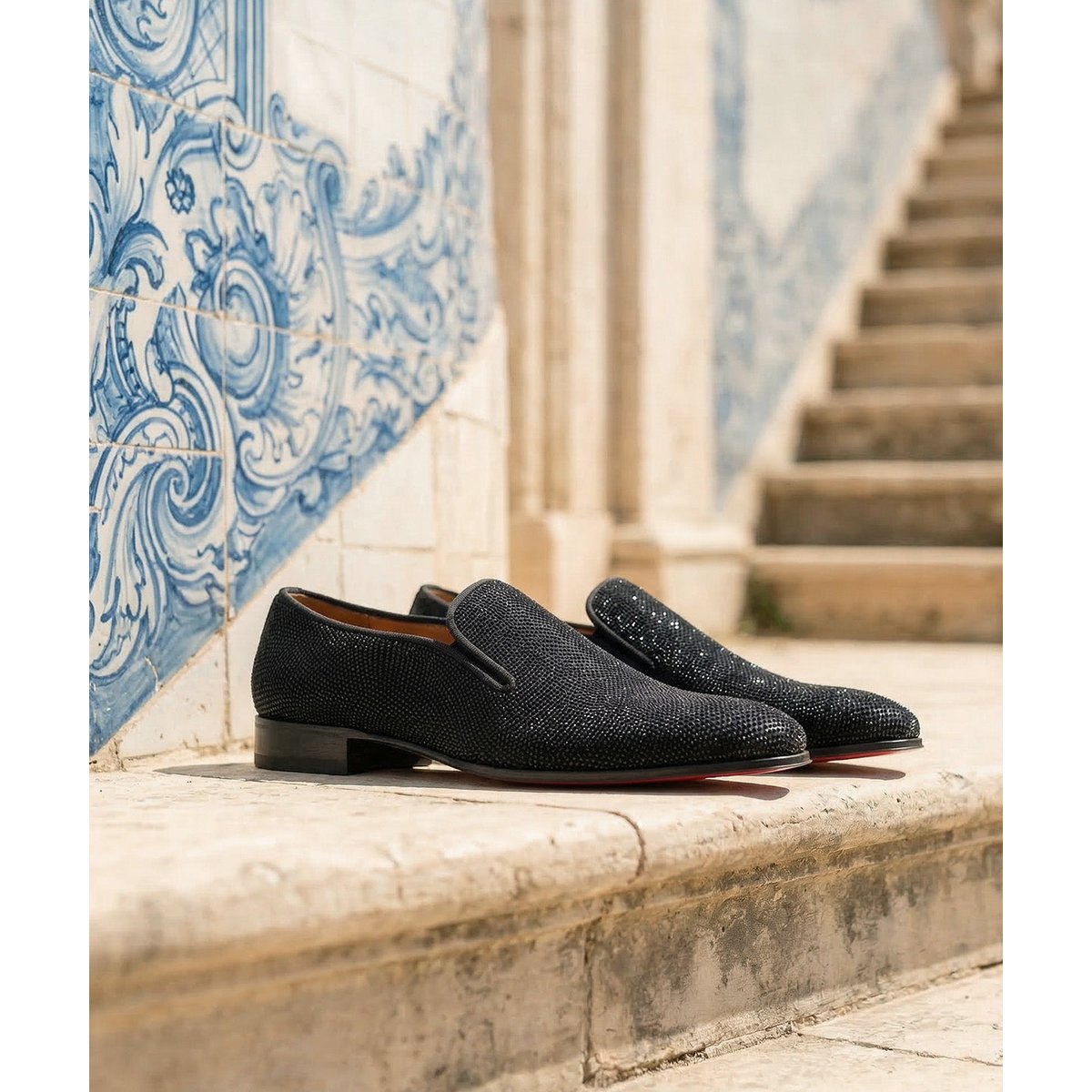 Mocassins daim BELEM noir, FINSBURY