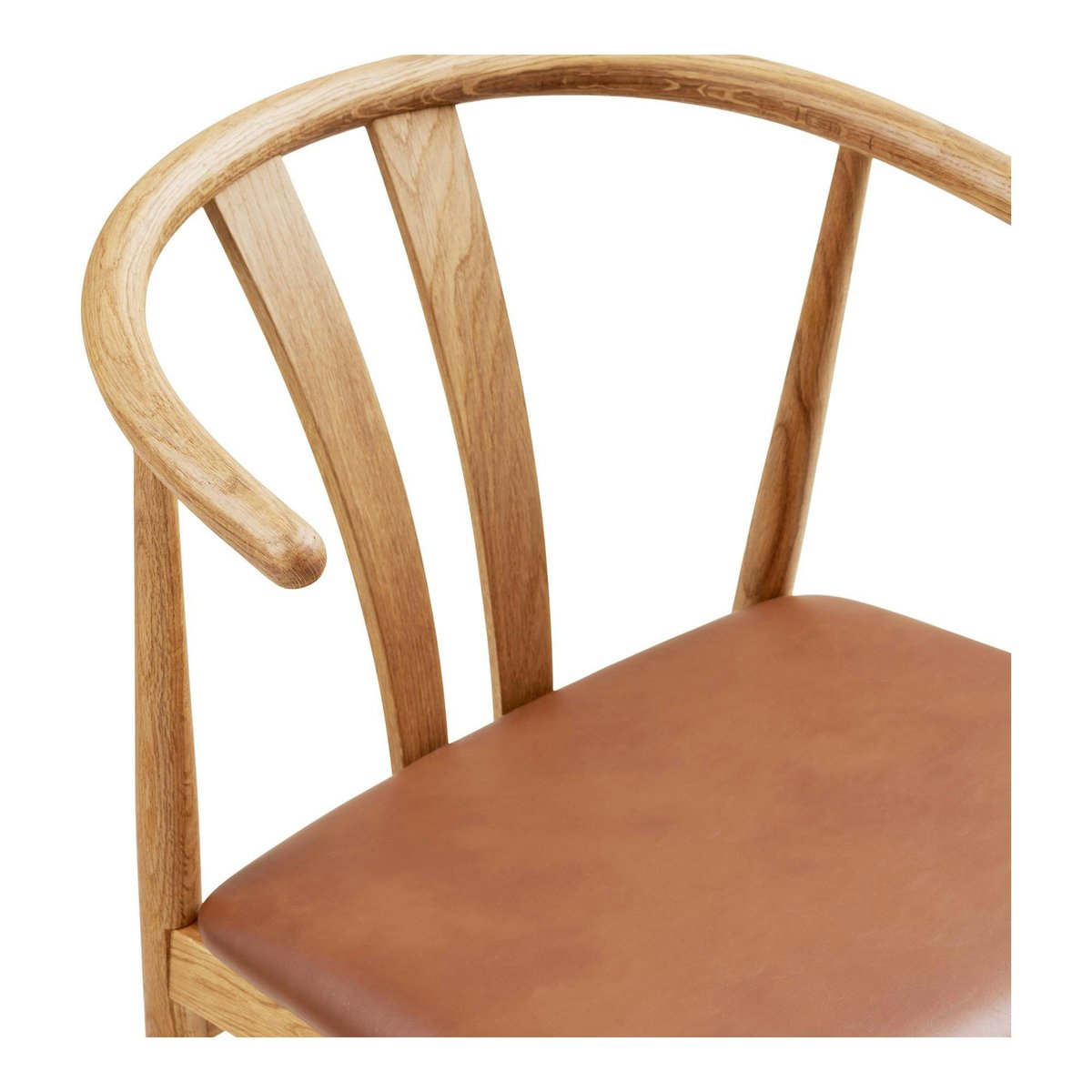 Chaise design en chêne (lot de 2) BERLIN brun, PIER IMPORT