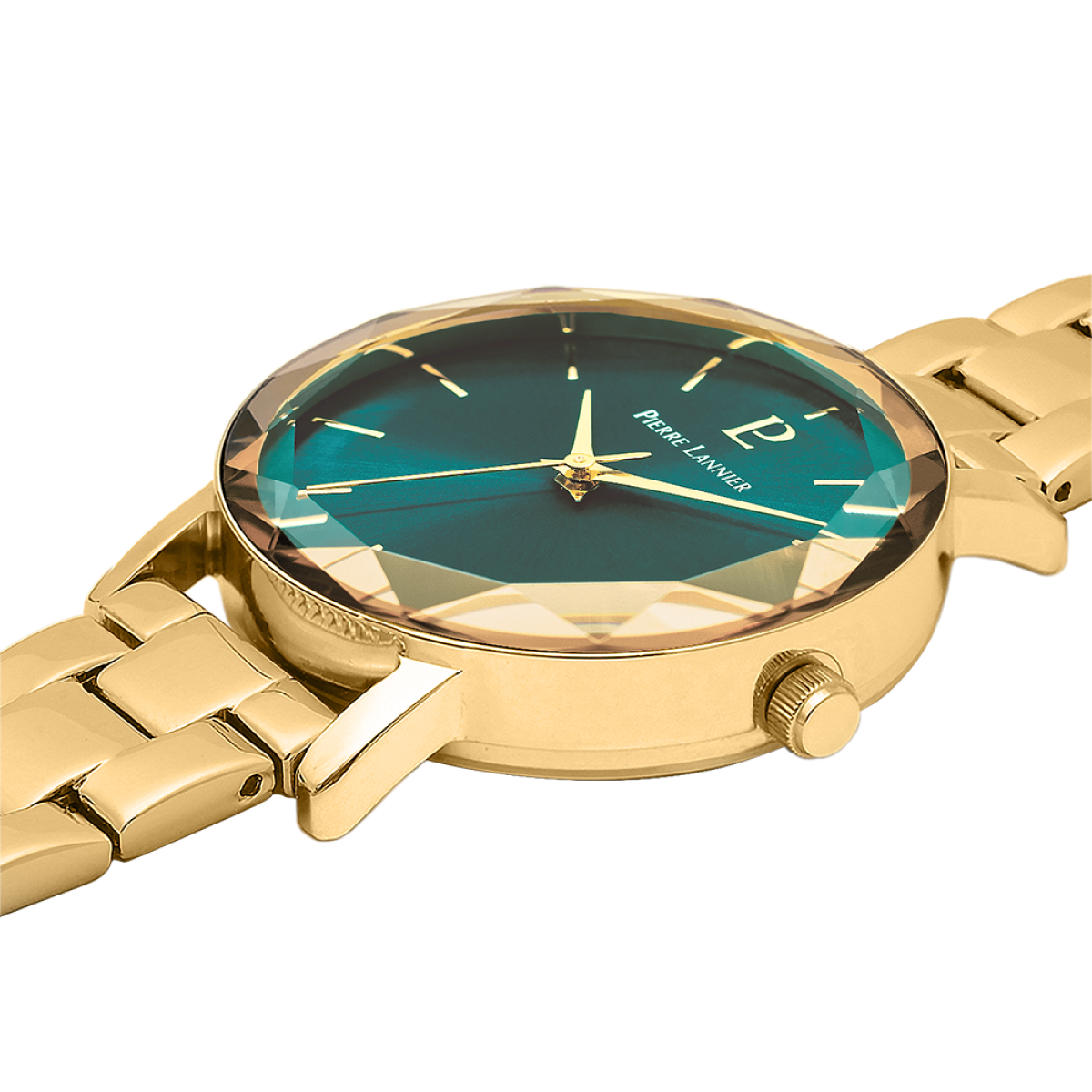 Montre Analogique MULTIPLES doré rose vert doré rose, PIERRE LANNIER