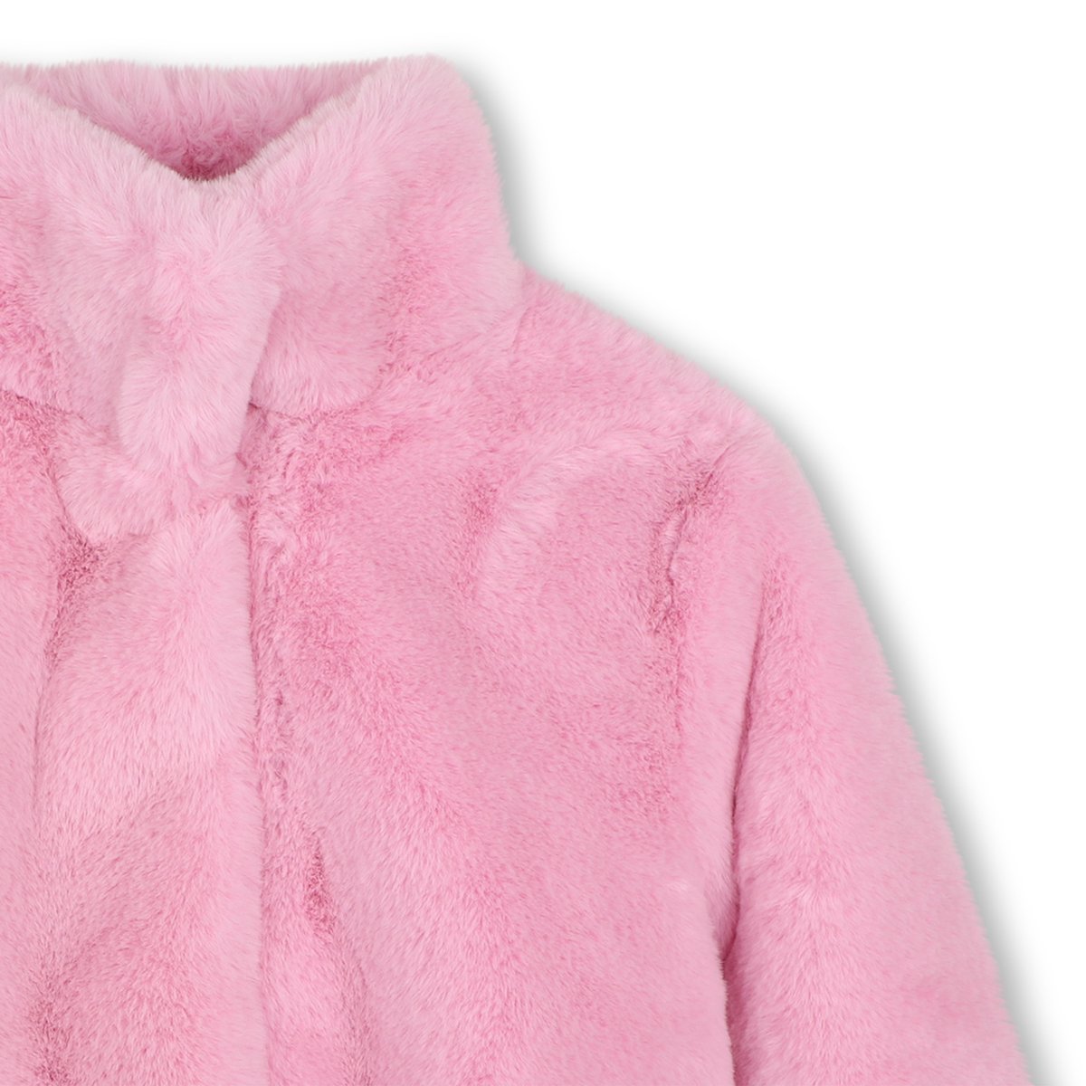 Manteau en polaire duveteuse rosee, BILLIEBLUSH