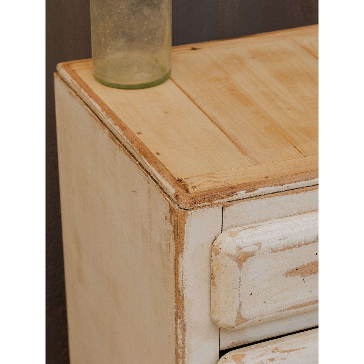 Meuble d'appoint en bois blanc Gilbert N°1778 - Bon état blanc, DEBONGOUT