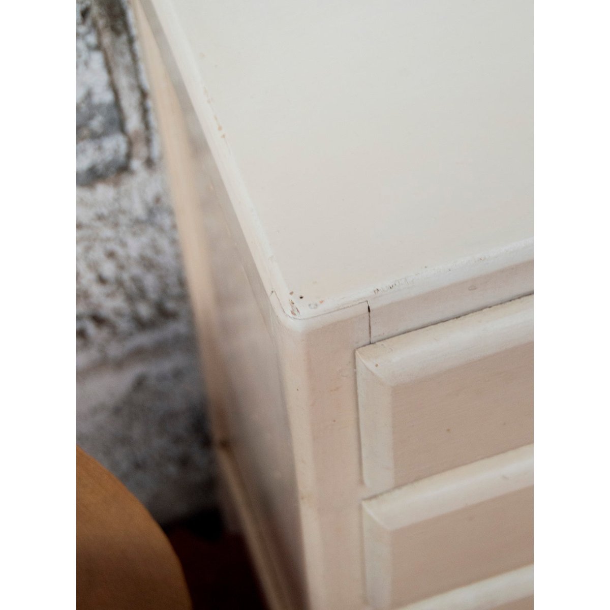 Semainier blanc en bois Valery N°69 - Bon état blanc, DEBONGOUT