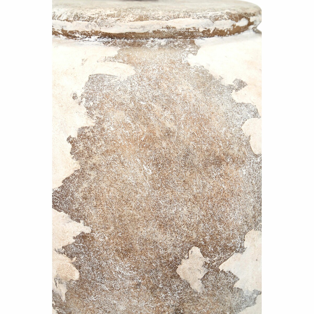 Lulu Tall Antique Finish Stoneware Table Lamp Base brown , ÉDITÉ