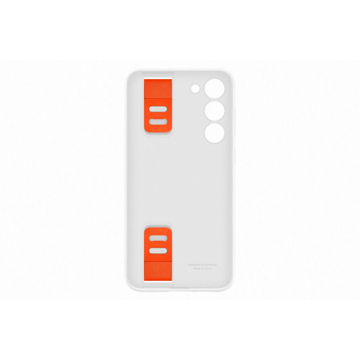 Coque S23+ Silicone avec laniere Blanc blanc, SAMSUNG