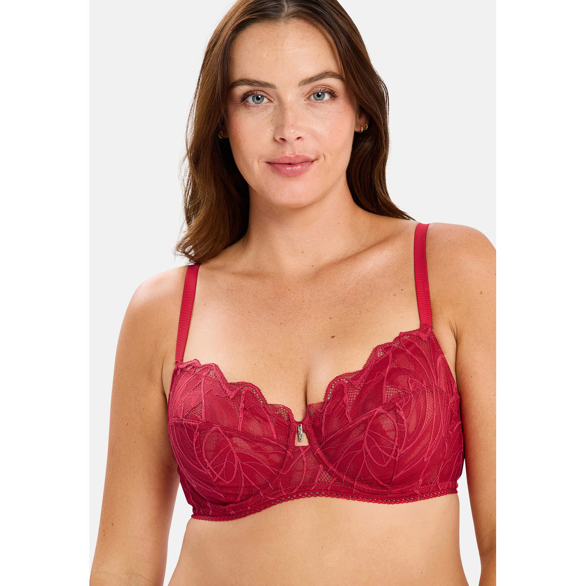Soutien-gorge ALIÉNOR pourpre, SANS COMPLEXE