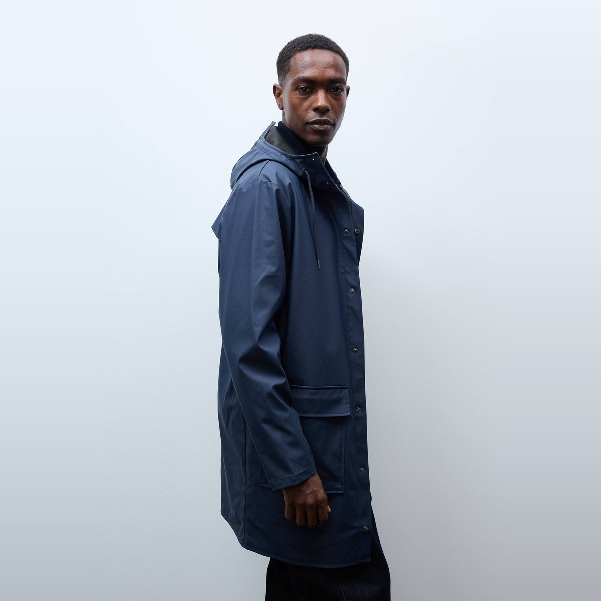 Imperméable à capuche marine, MONOPRIX