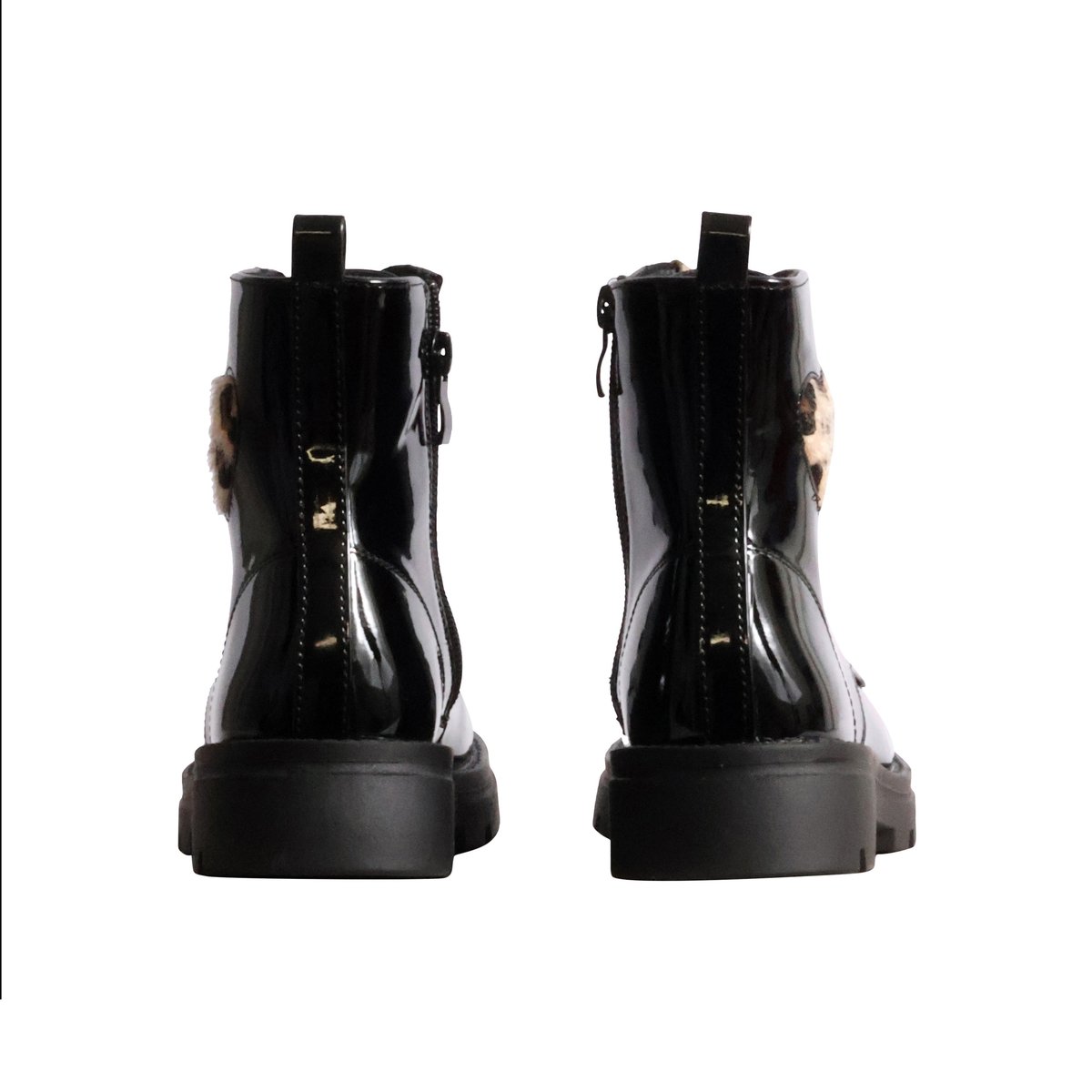 Bottines à Zip Doremi noir vernis, ENZA NUCCI