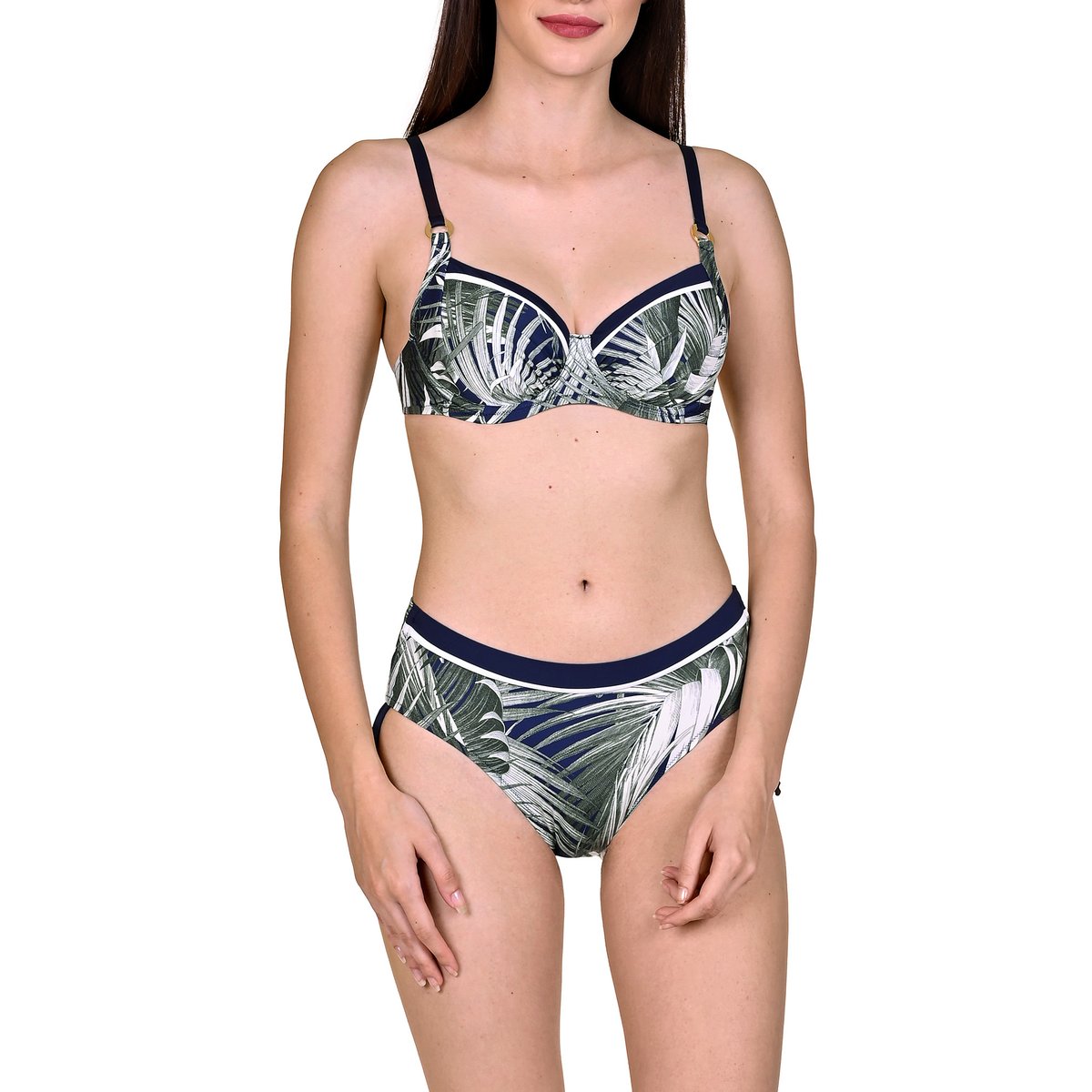Bas maillot de bain côtés réglables Buenos Aires bleu, LISCA