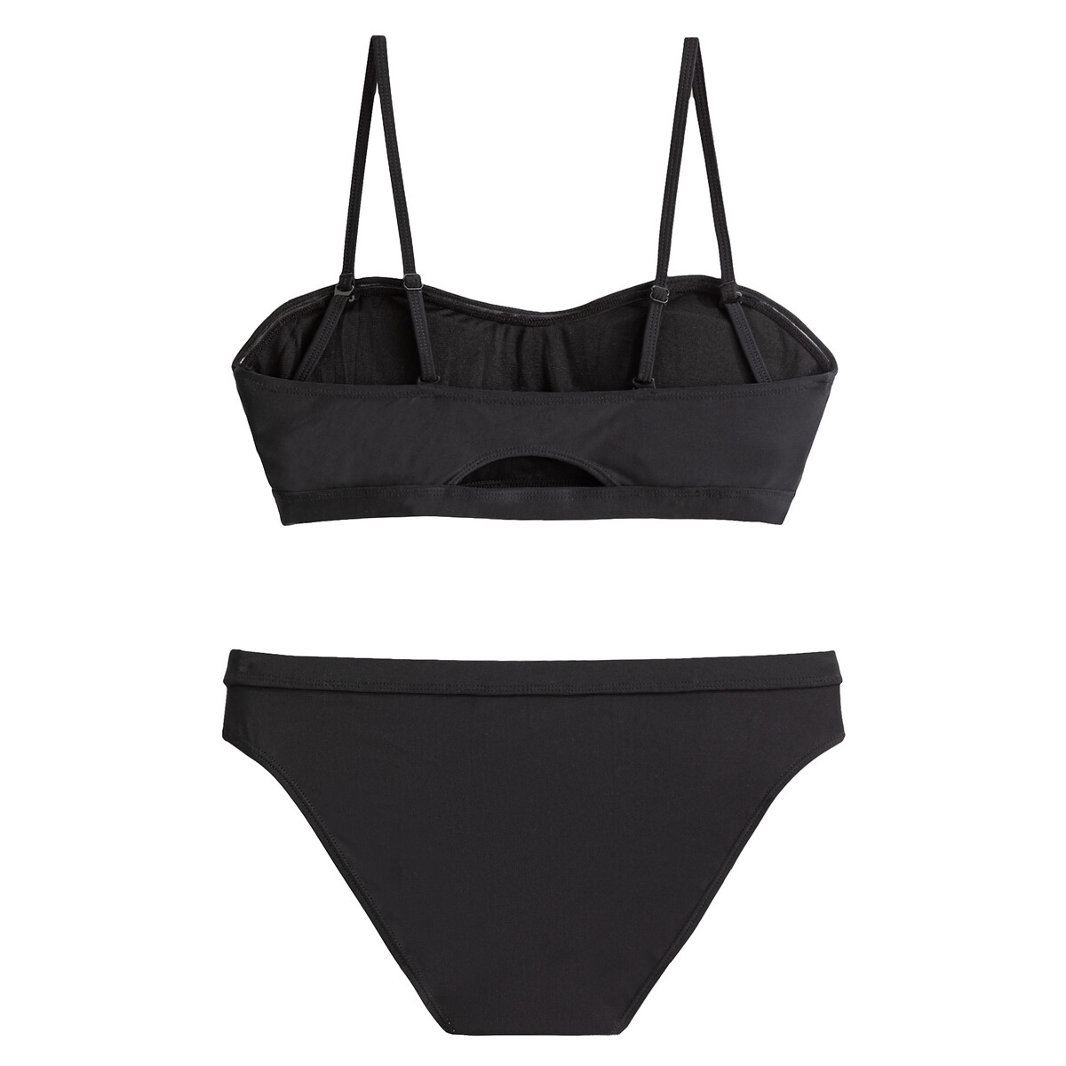 Maillot de bain 2 pièces noir, LA REDOUTE COLLECTIONS