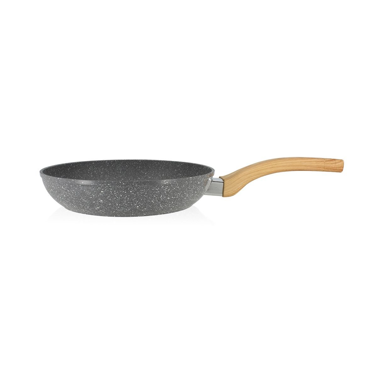 Poêle en aluminium, CANNELLE gris, MENASTYL