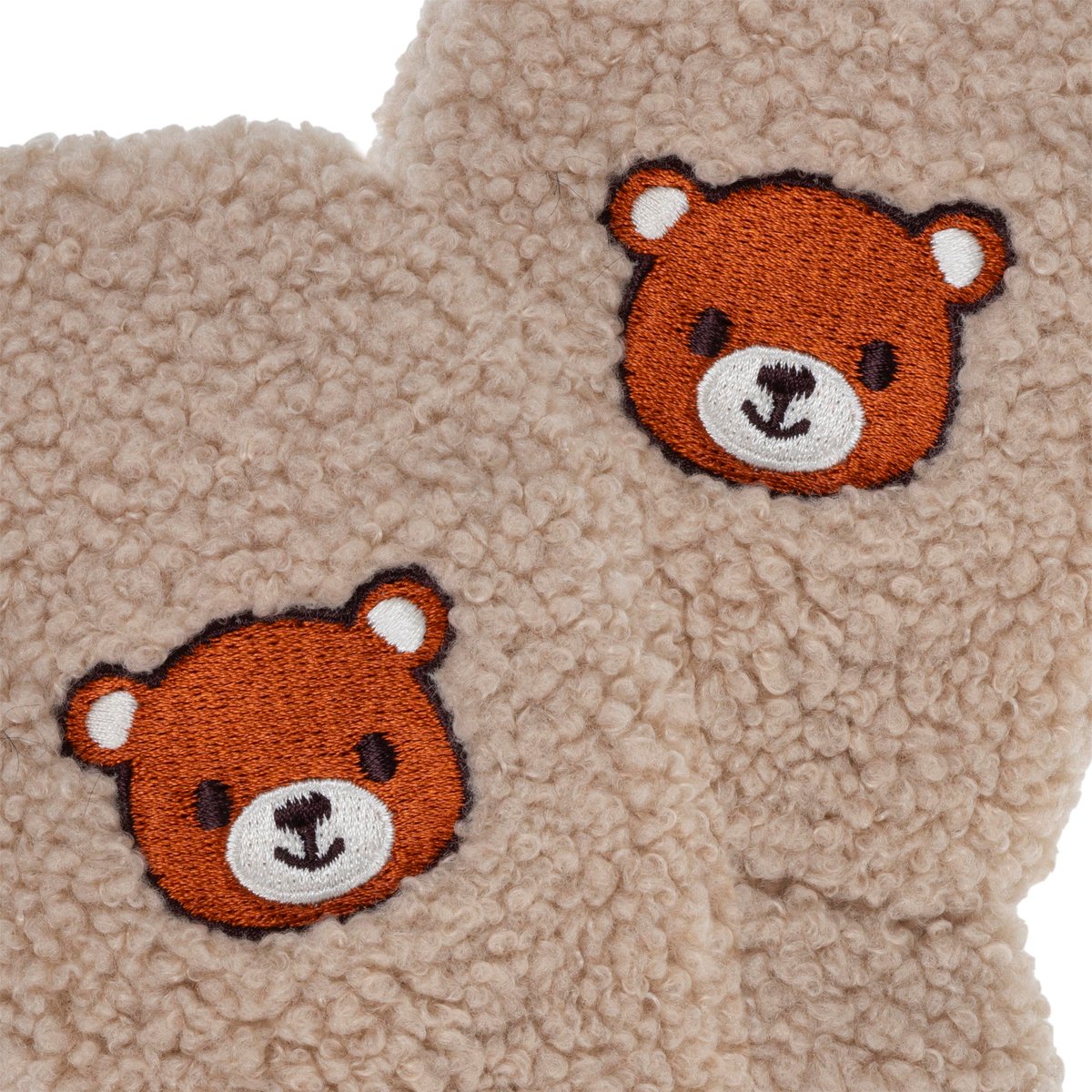 Gants sherpa doublé polaire brun marron, ISOTONER