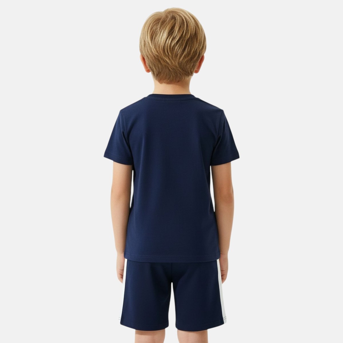 Lot de 2 t-shirts manches courtes et short BLOCK PARTY bleu marine, ELLESSE