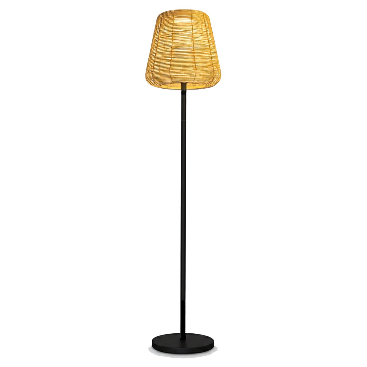Lampadaire solaire BOHEME TALL marron, LUMISKY