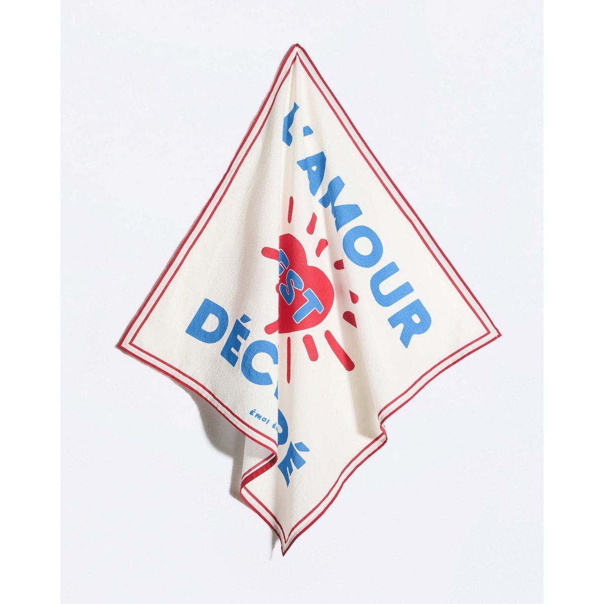 Bandana L'amour est déclaré beige crème, EMOI EMOI