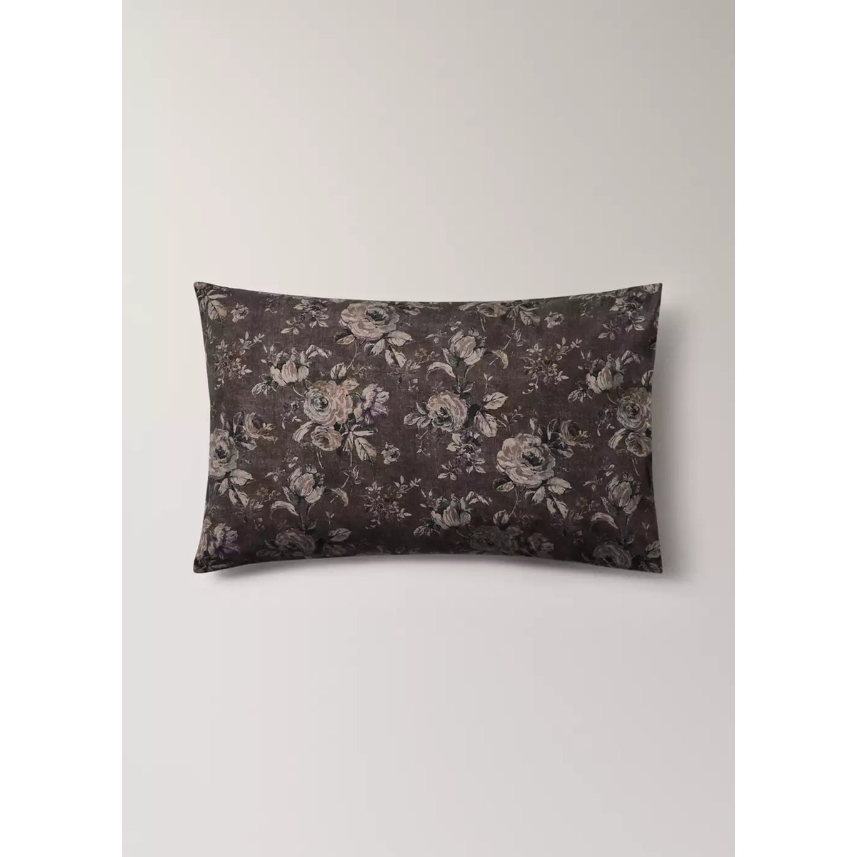 Taie d’oreiller à imprimé floral 50x75 cm marron, MANGO HOME