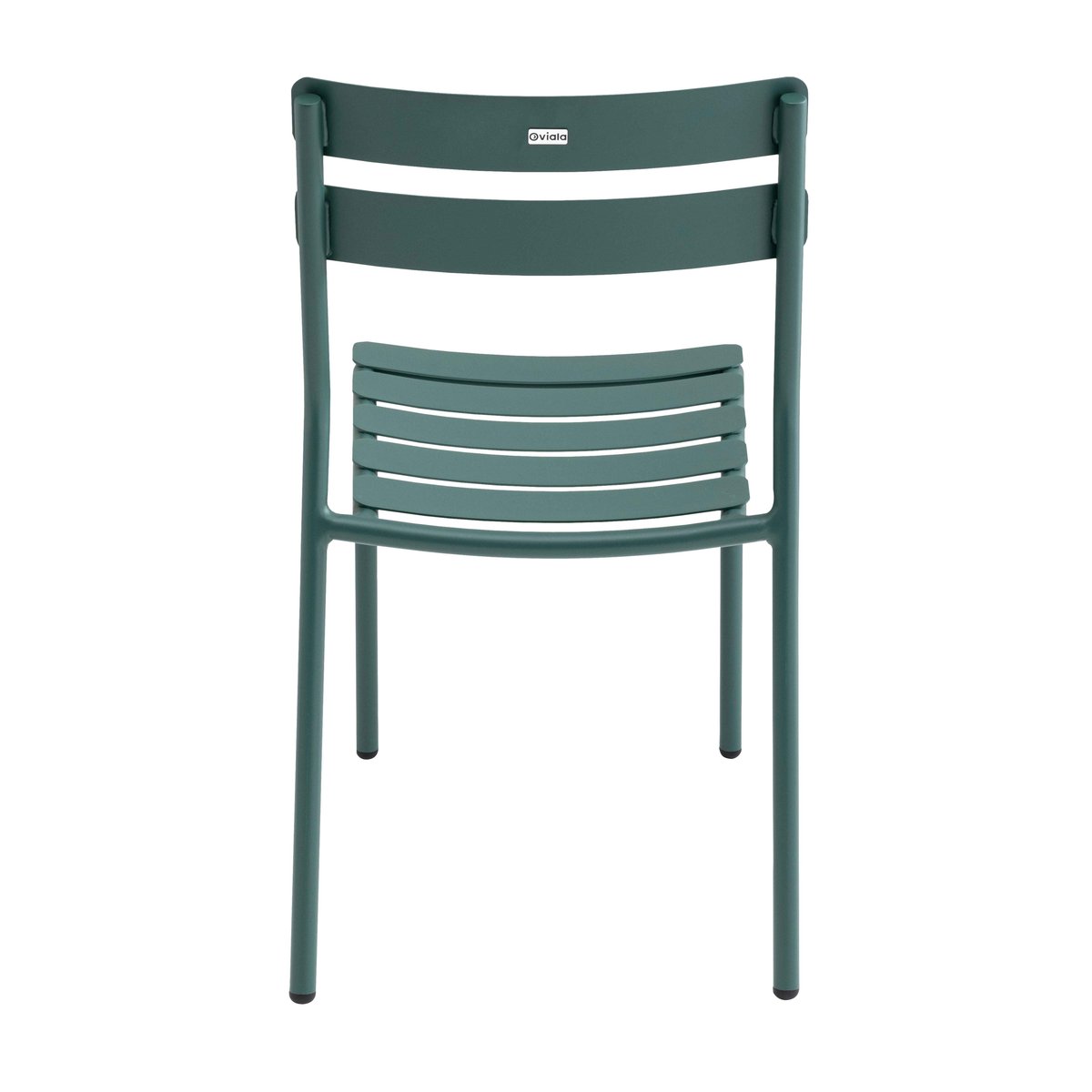 Chaise de jardin en aluminium, ALMADA vert foncé, OVIALA