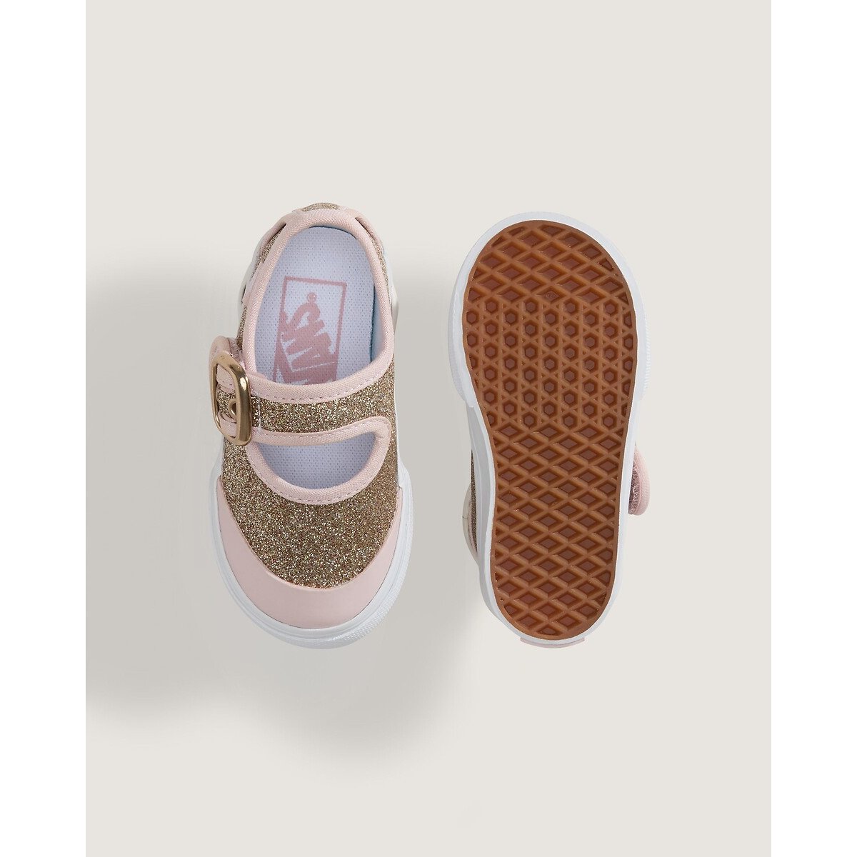 Ballerines Mary Jane Glitter paillettes dorées, VANS