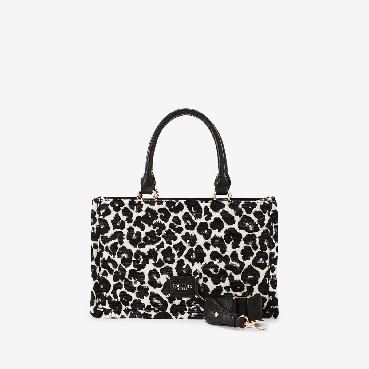 Sac shopper Rod noir,doré, LOLLIPOPS