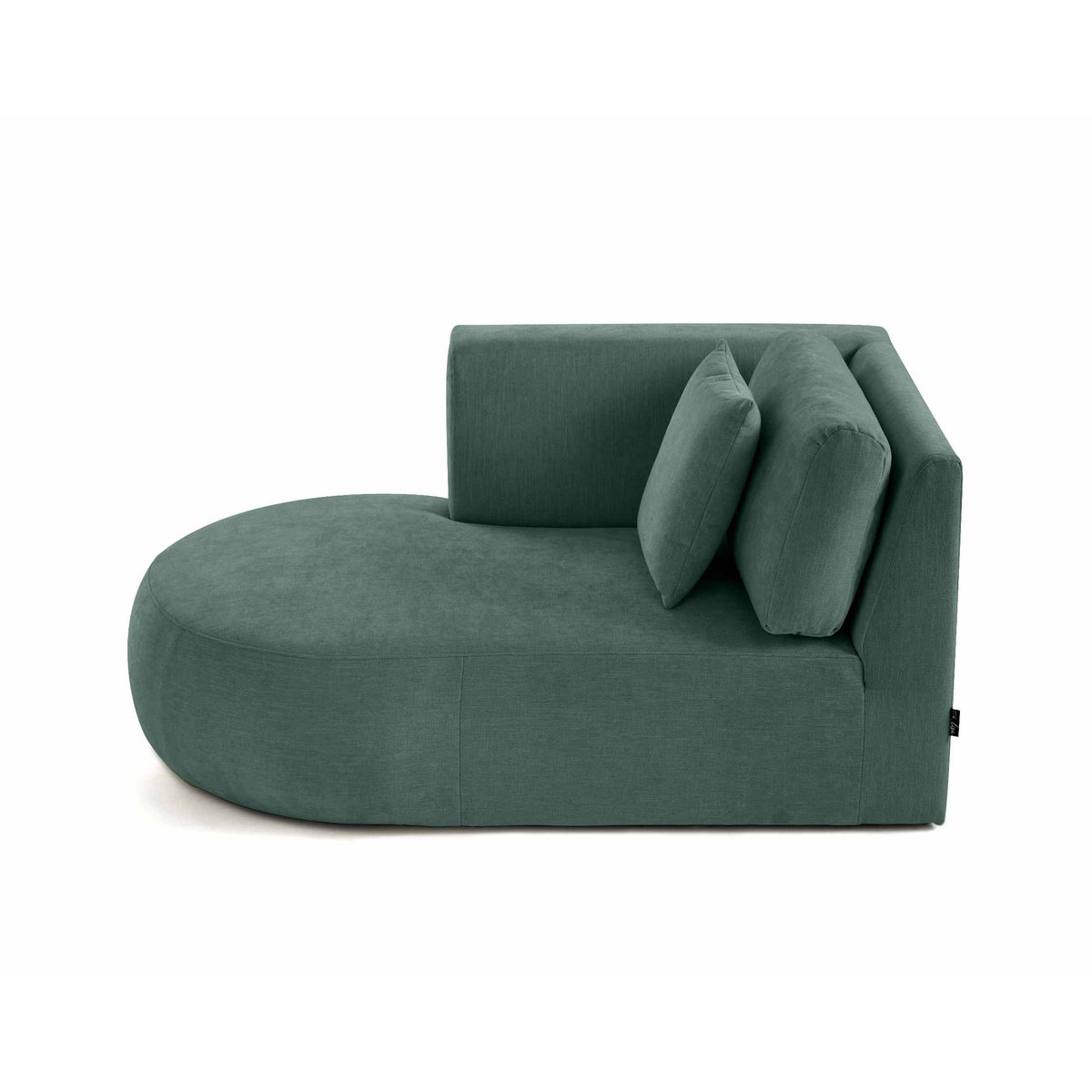 Module d'assise méridienne gauche - SANTORINI vert, BEST MOBILIER