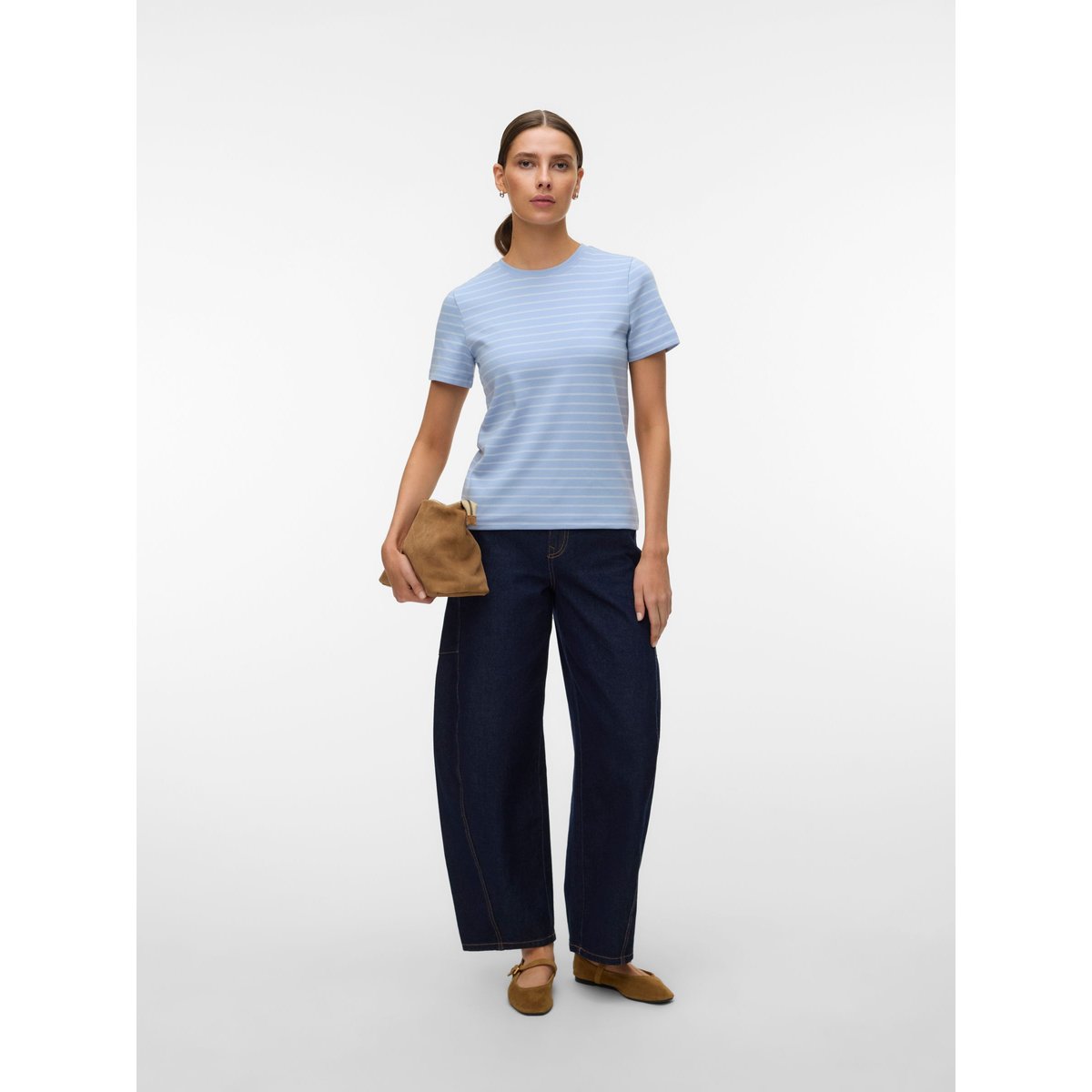 T-Shirt brunnera blue, VERO MODA