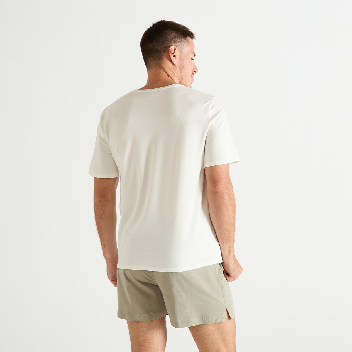 Tee-shirt col rond en jersey BASILE ecru, LAURENCE TAVERNIER