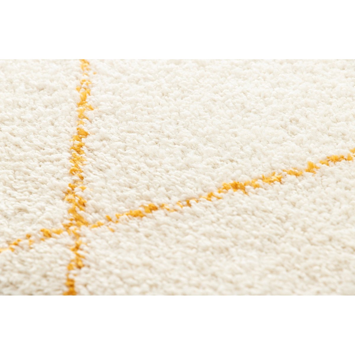 Tapis épais à franges doux et raffiné NILE beige sable, AFK LIVING