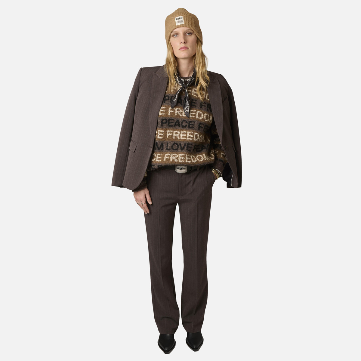 Pantalon PEPA 27w brown, MKT STUDIO