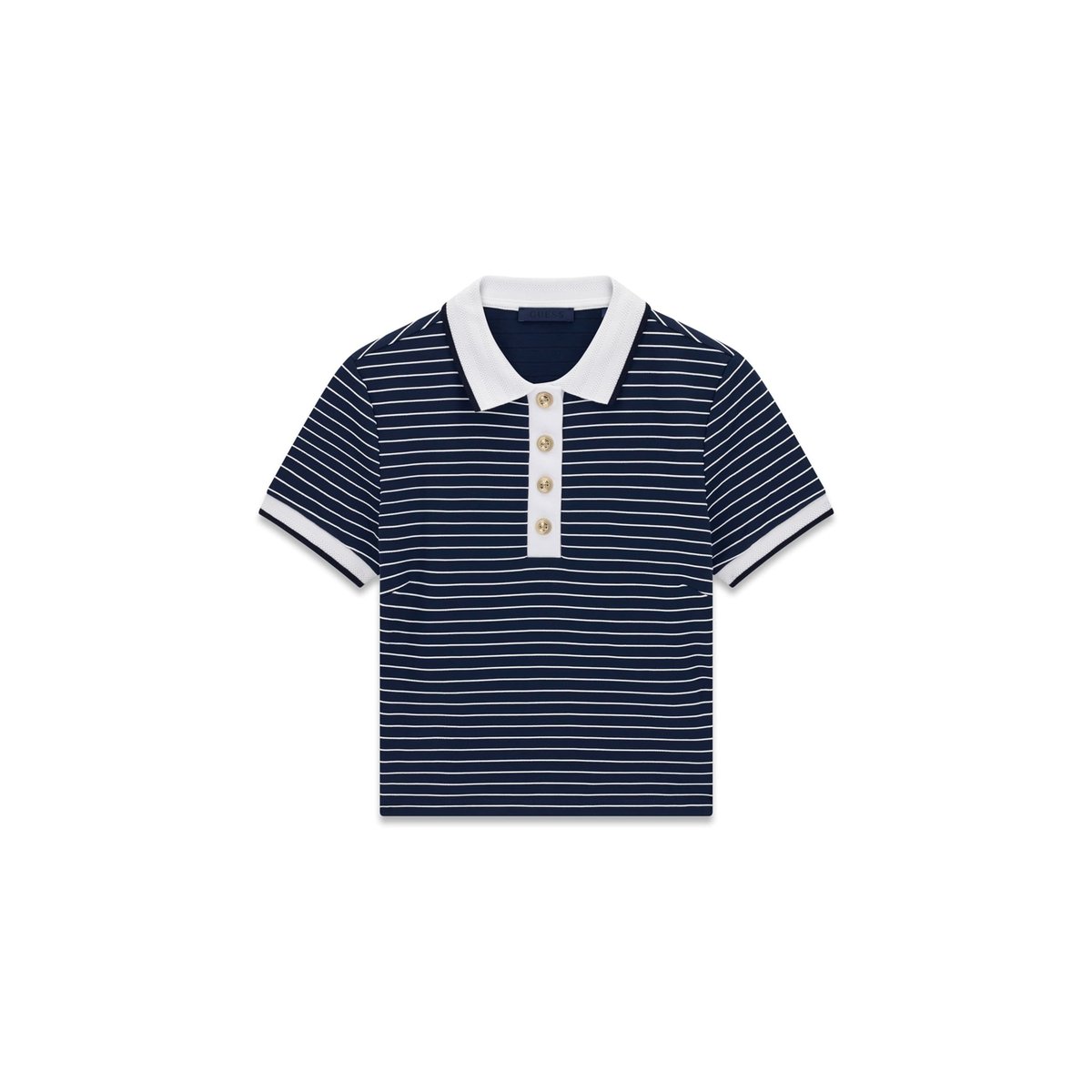 Polo Rayé noir multi, GUESS