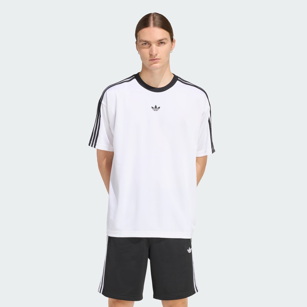 Maillot Jacquard Adidas Adicolor Maillot Jacquard Adidas Adicolor white, adidas Originals
