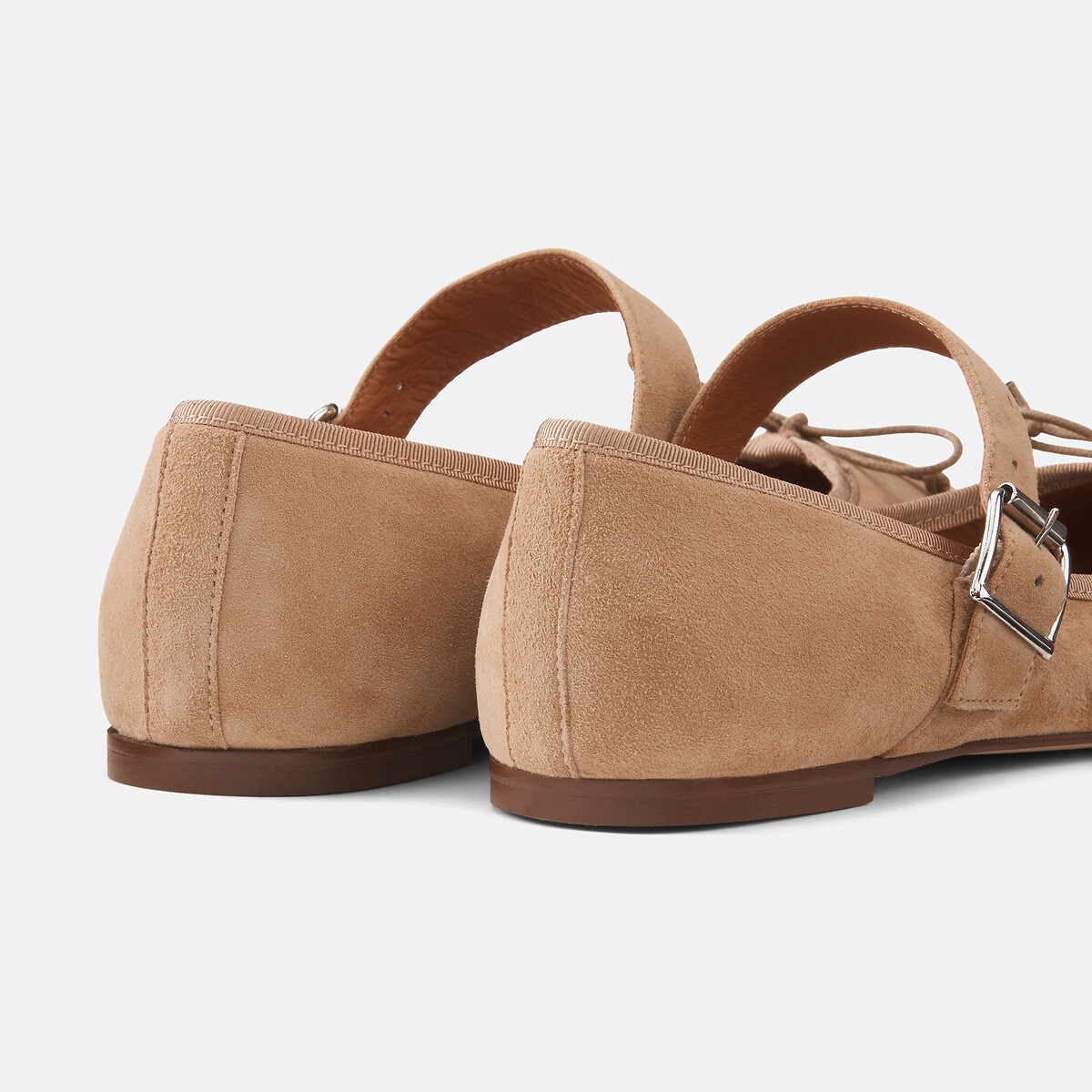 Dominante Mary Jane Ballet Pumps in Leather beige, JONAK