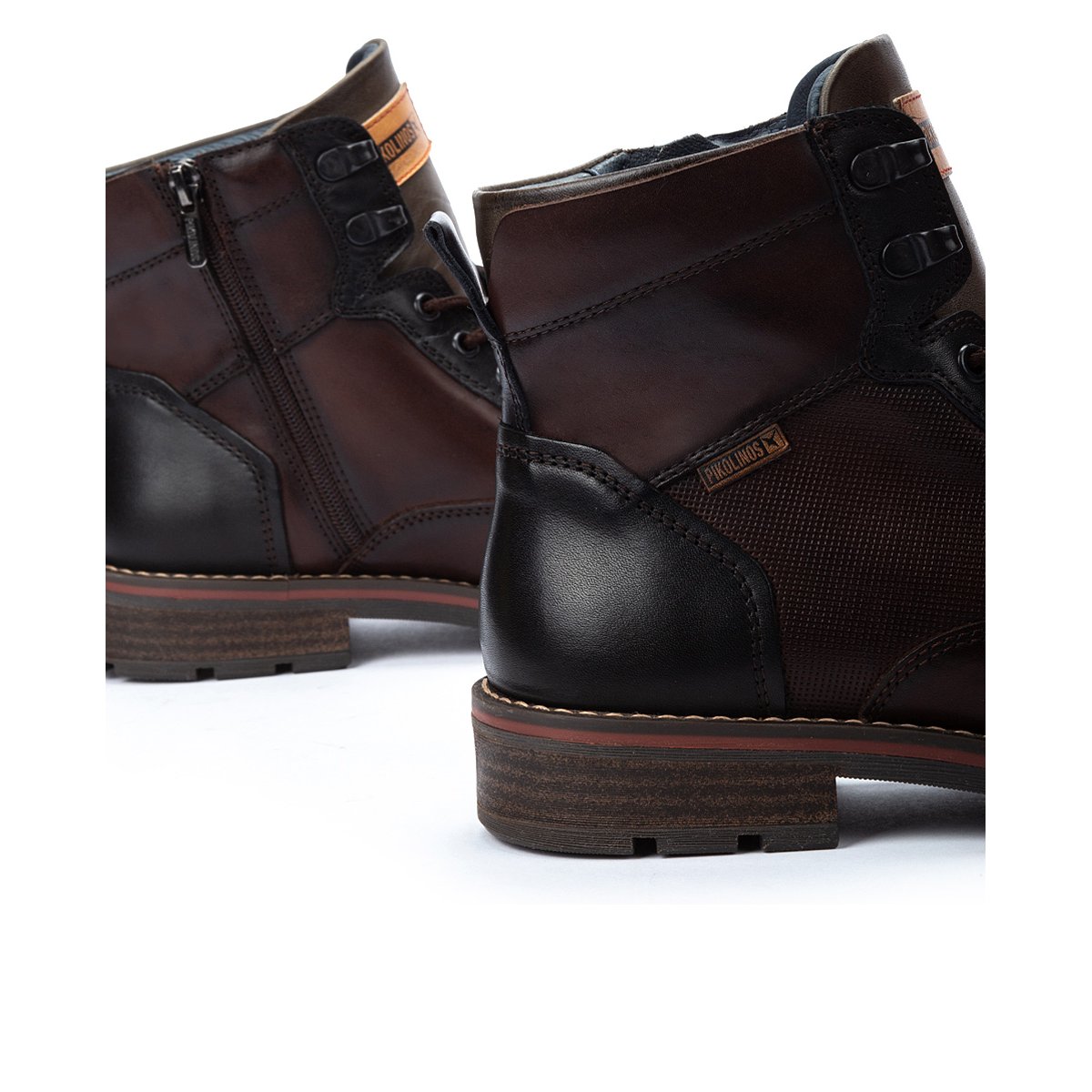 Bottines à lacets en cuir York olmo, PIKOLINOS