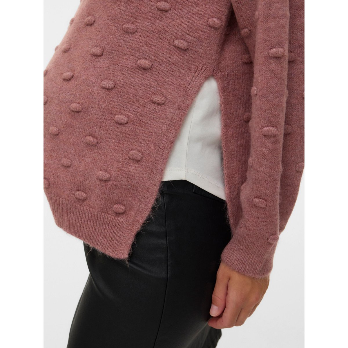 Pull En Maille nostalgia rose, MAMA LICIOUS