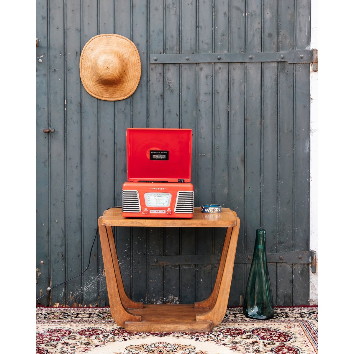 Table d'appoint en bois Francine N°273 - Bon état bois, DEBONGOUT