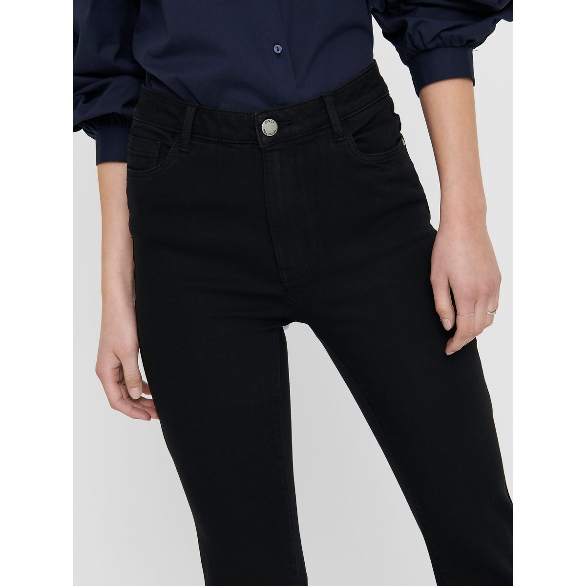 Jean Flared black denim, ONLY