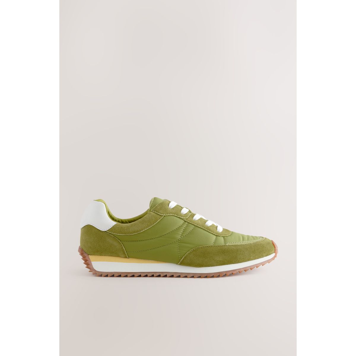 Chaussures de course e, cuir vert, NEXT