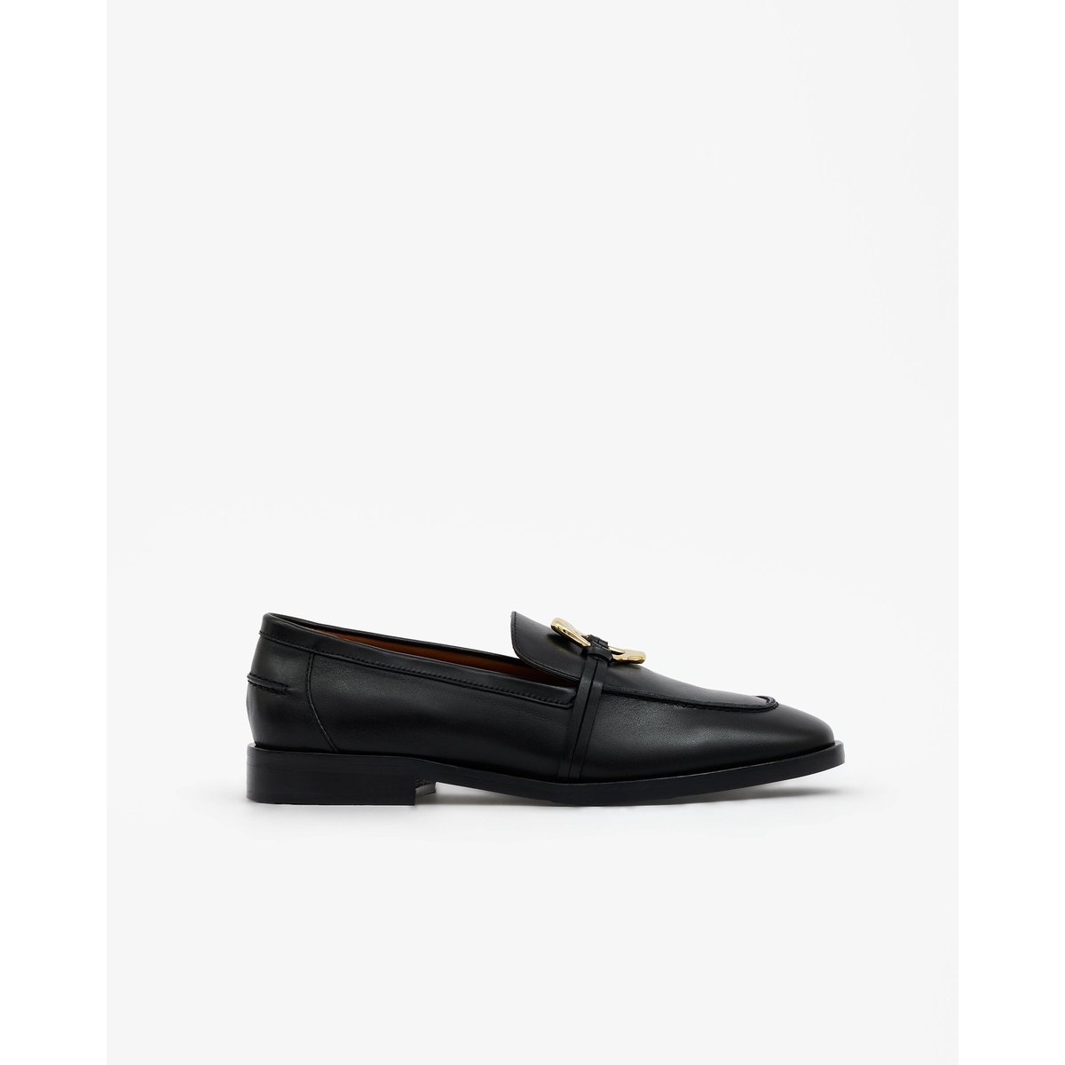 Mocassins à bijou doré LUCIANO MELT noir, MI MAI