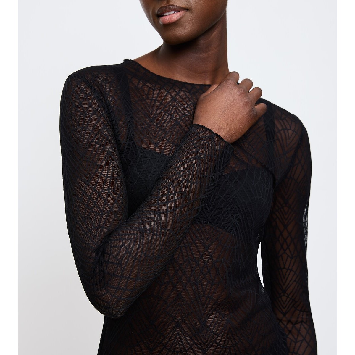 A Weekend To Remember Lace Top black, TRIUMPH