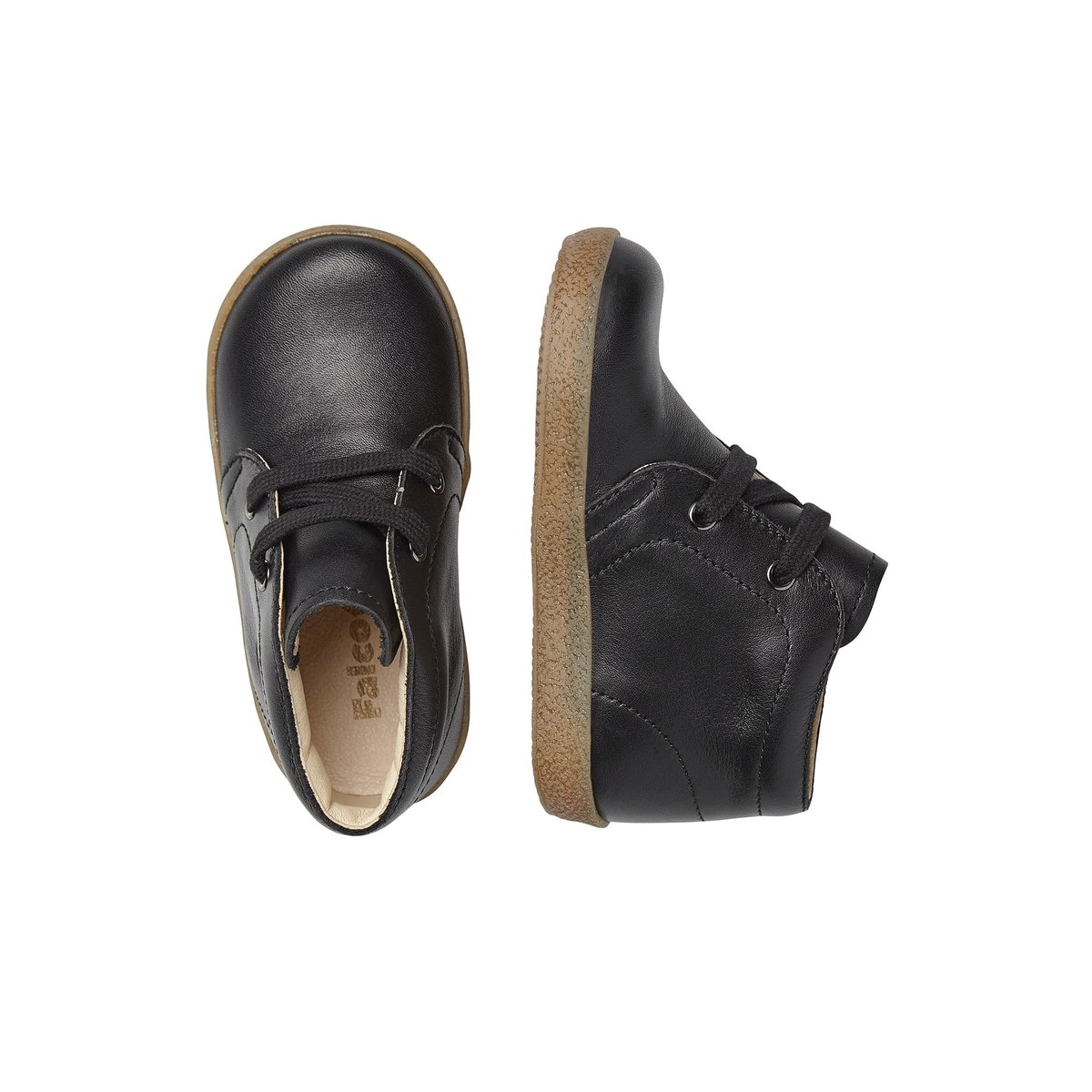 Chaussures à lacets en nappa brossé CONTE rose, FALCOTTO