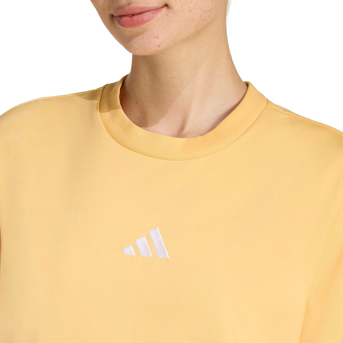 Abito corto Essentials 3 Stripes arancione, ADIDAS SPORTSWEAR